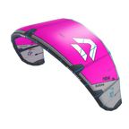 Cometa de kitesurf Duotone Rebel SLS 2027 en color Pink Purple vista frontal