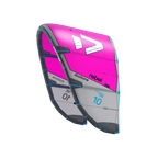 Cometa de kitesurf Duotone Rebel SLS 2027 en color Pink Purple vista frontal