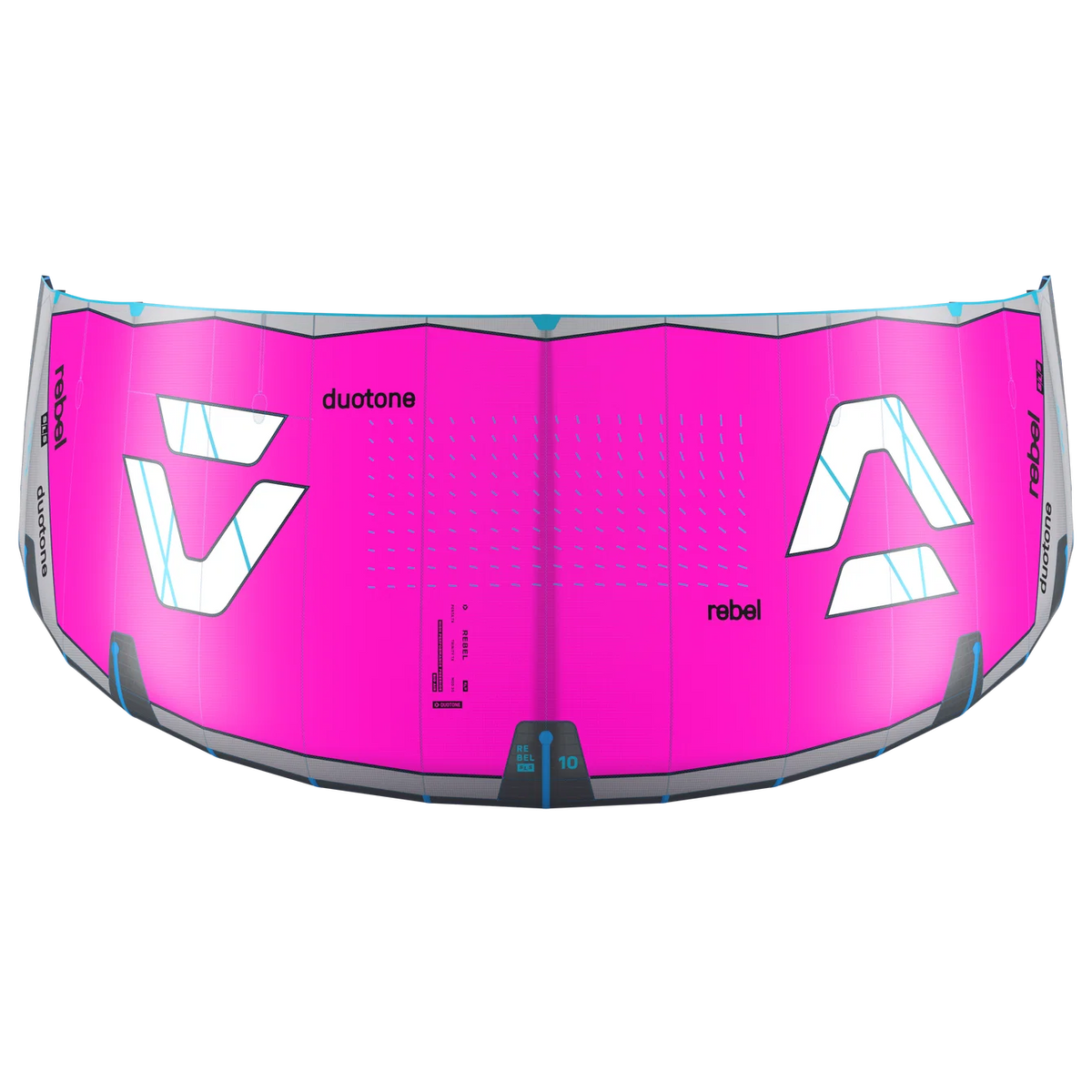 Cometa de kitesurf Duotone Rebel SLS 2027 en color Pink Purple vista frontal
