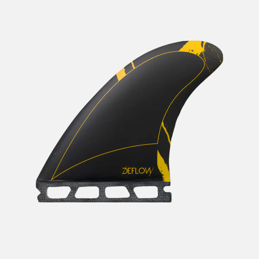 Juego de quillas de surf Deflow Rocket Mustard Thruster con sistema de fijación Futures