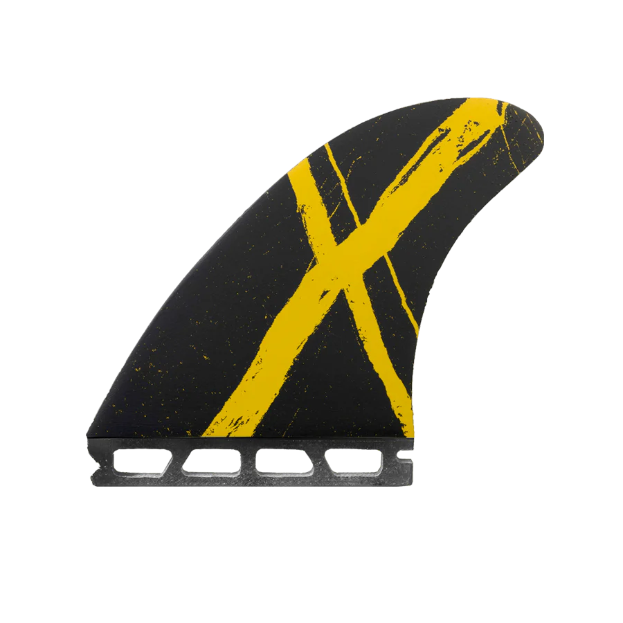Juego de quillas de surf Deflow Rocket Mustard Thruster con sistema de fijación Futures