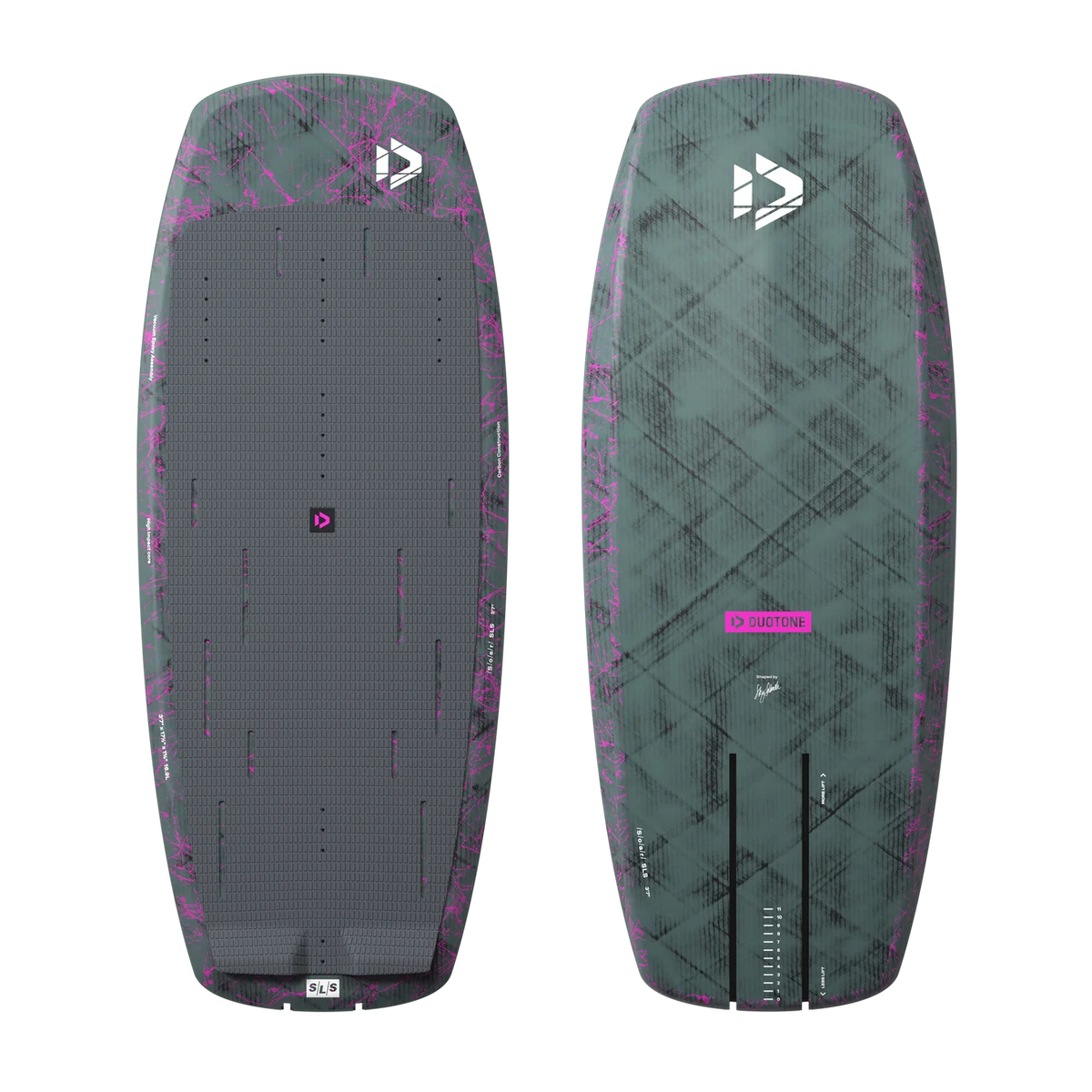 Tabla de kitesurf direccional Duotone Soar SLS 2027 para navegación en olas de rendimiento