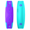 Tabla de kitesurf twintip Duotone Soleil Concept Blue 2027 con construcción ecológica de fibra de lino