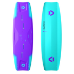 Tabla de kitesurf twintip Duotone Soleil Concept Blue 2027 con construcción ecológica de fibra de lino