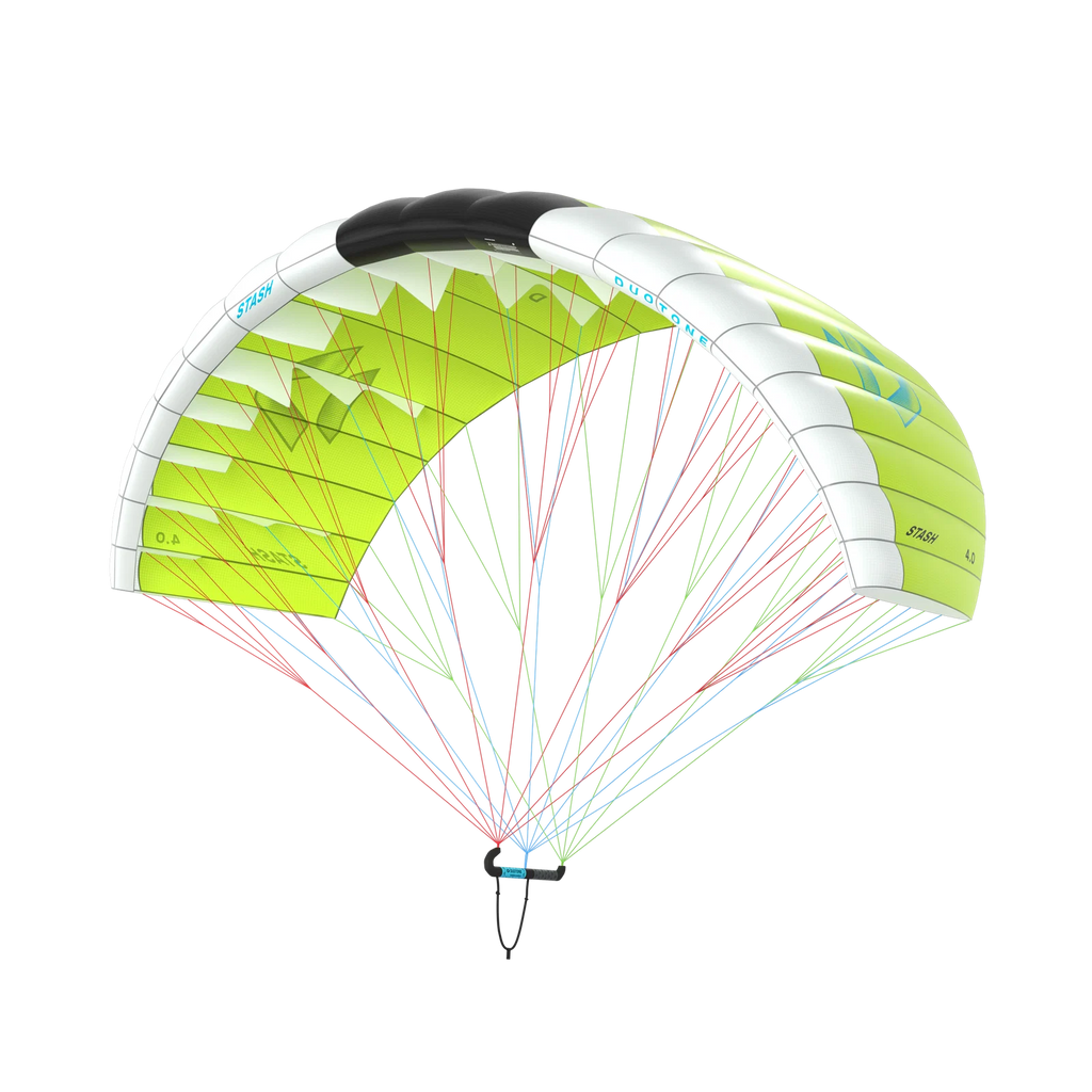 Parawing monocapa Duotone Stash 2026 en color Lime White vista general