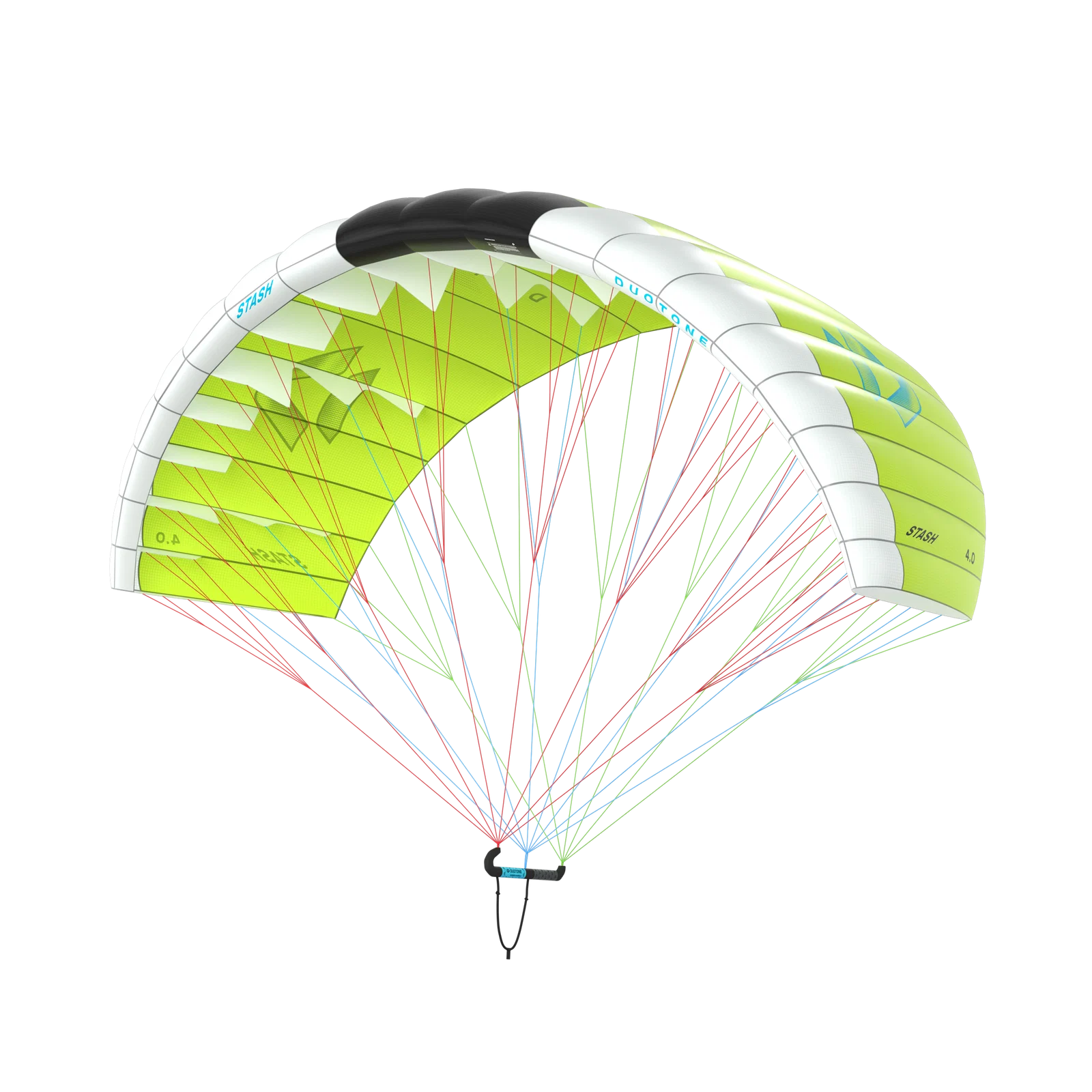 Parawing monocapa Duotone Stash 2026 en color Lime White vista general