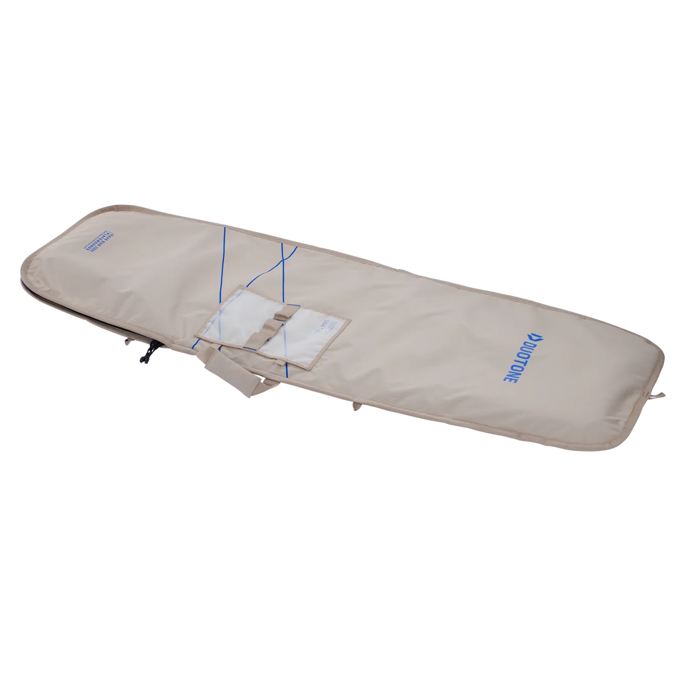 Funda protectora para tabla de kitesurf TwinTip Duotone Boardbag Single TwinTip 2026 en color marfil Ivory