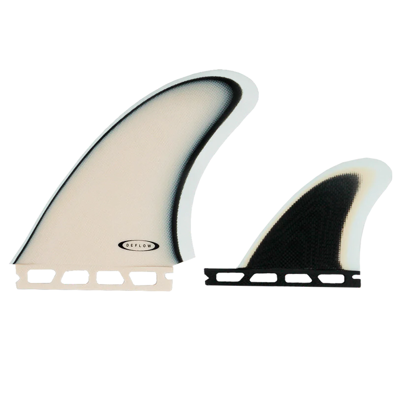 Juego de quillas de surf híbridas Deflow Twin + 1 con sistema de fijación Futures