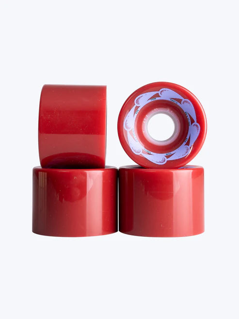 Juego de 4 ruedas de surfskate YOW Tanta Ketchup de 62 milímetros y dureza 82A