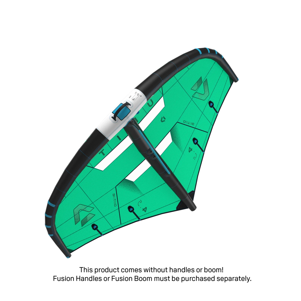 Ala de wing foil Duotone Unit 2026 color Fresh Green vista frontal