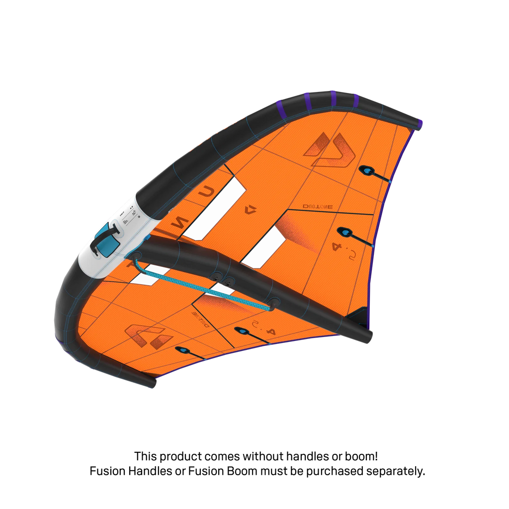 Ala de wing foil Duotone Unit 2026 color Bright Orange vista frontal