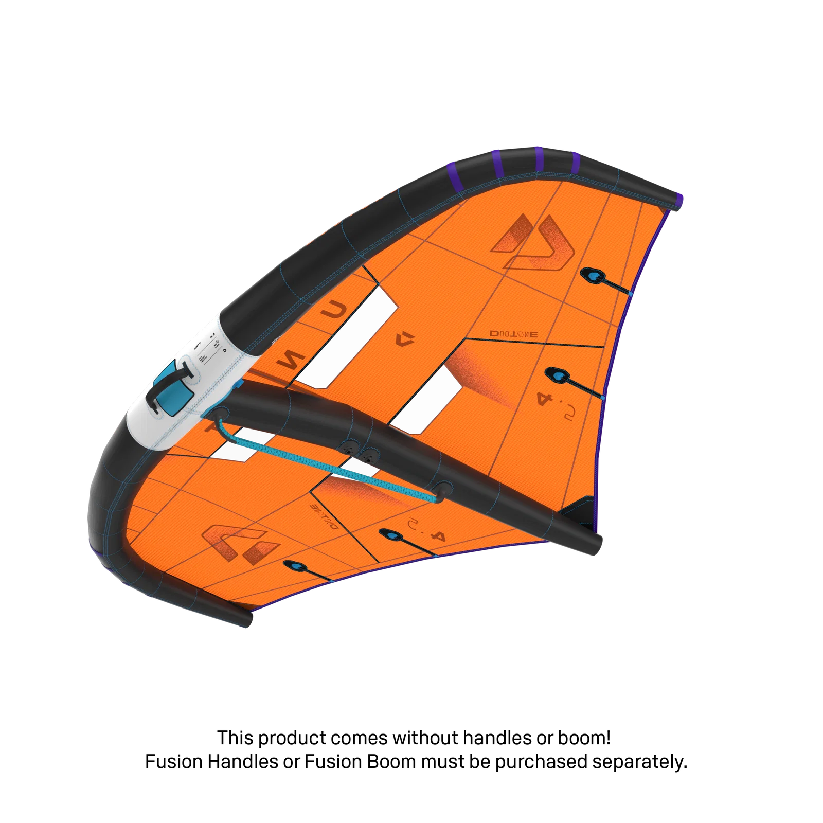 Ala de wing foil Duotone Unit 2026 color Bright Orange vista frontal