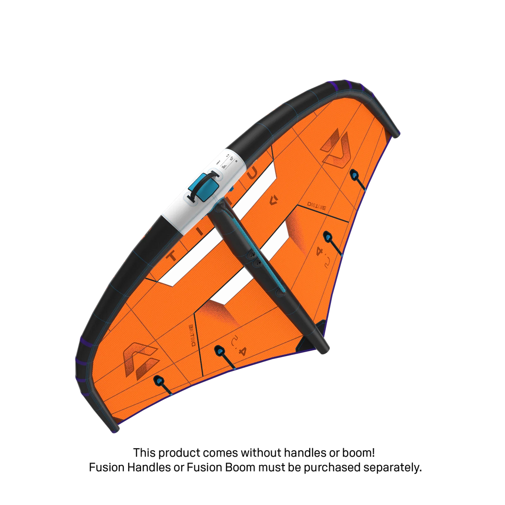 Ala de wing foil Duotone Unit 2026 color Bright Orange vista frontal