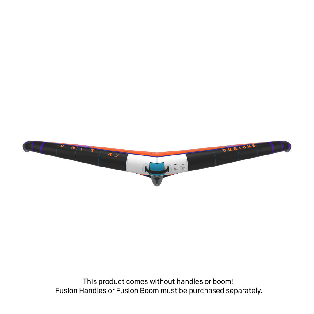 Ala de wing foil Duotone Unit 2026 color Bright Orange vista frontal