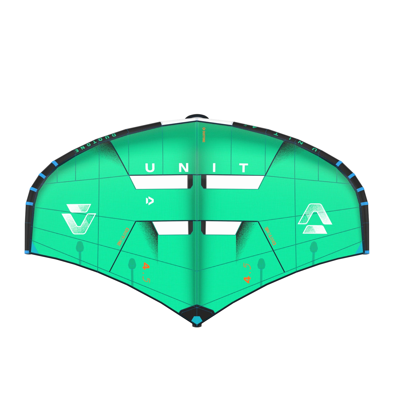Ala de wing foil Duotone Unit 2026 color Fresh Green vista frontal