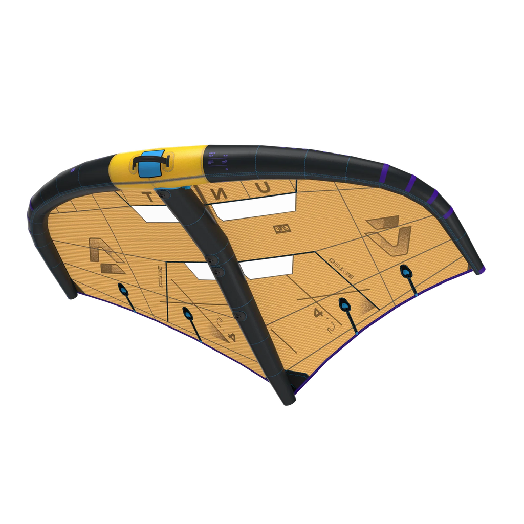 Ala de wing foil Duotone Unit SLS 2026 color Sand vista frontal