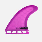 Juego de quillas de surf Deflow V2 Violet Thruster con sistema de fijación FUT Futures