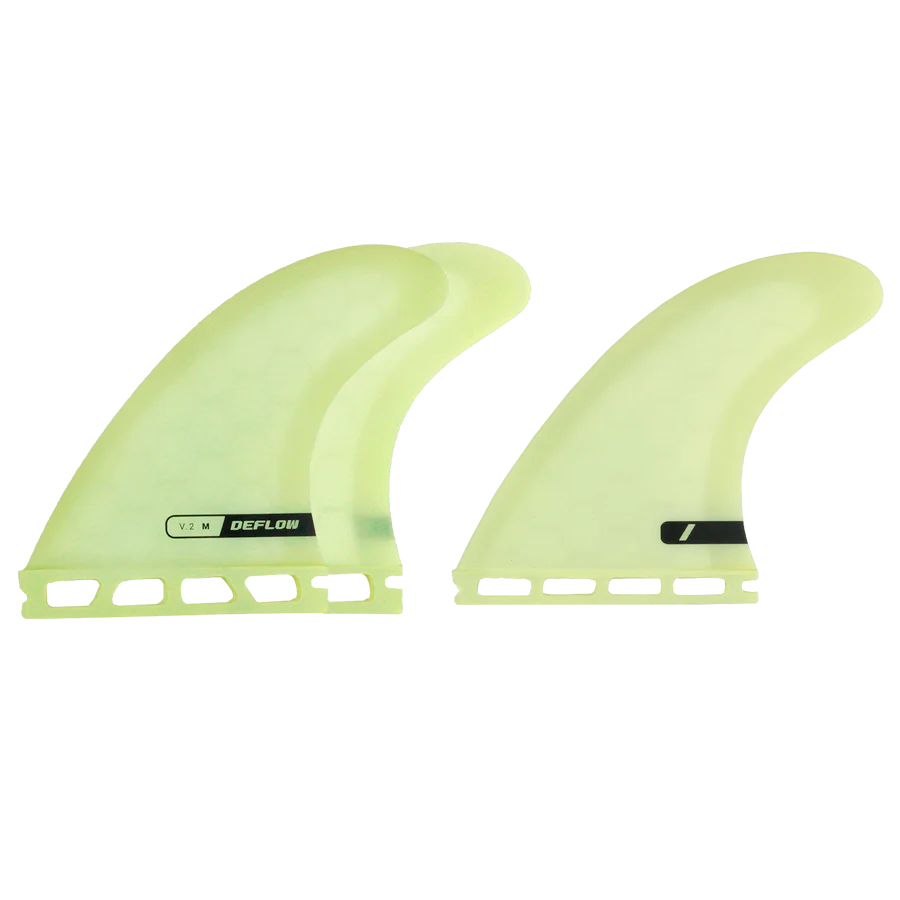 Juego de quillas de surf Deflow V2 Lemon Thruster con sistema de fijación Futures