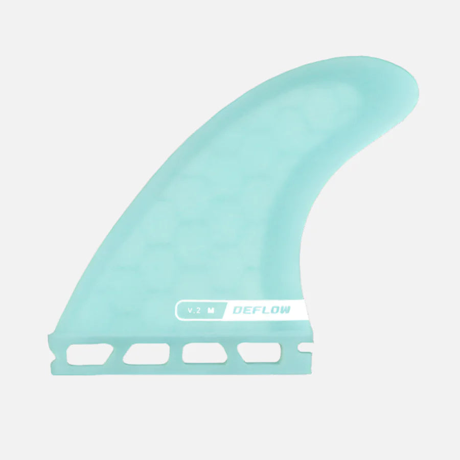 Juego de quillas de surf Deflow V2 Mint Thruster con sistema de fijación Futures