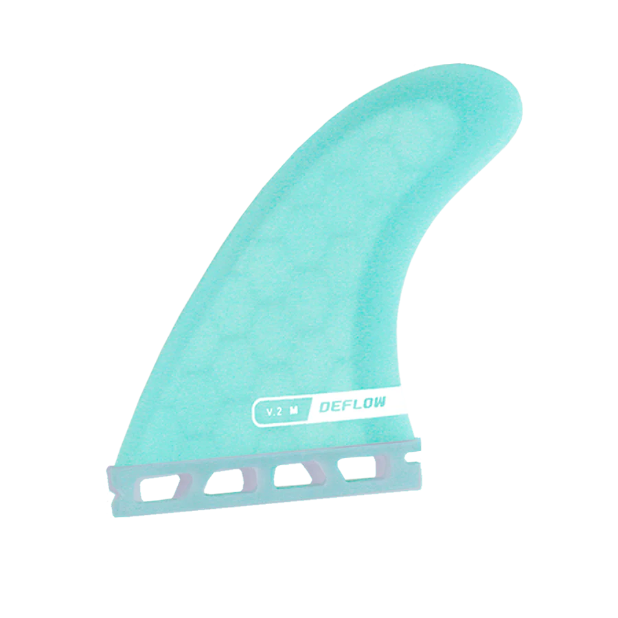Juego de quillas de surf Deflow V2 Mint Thruster con sistema de fijación Futures