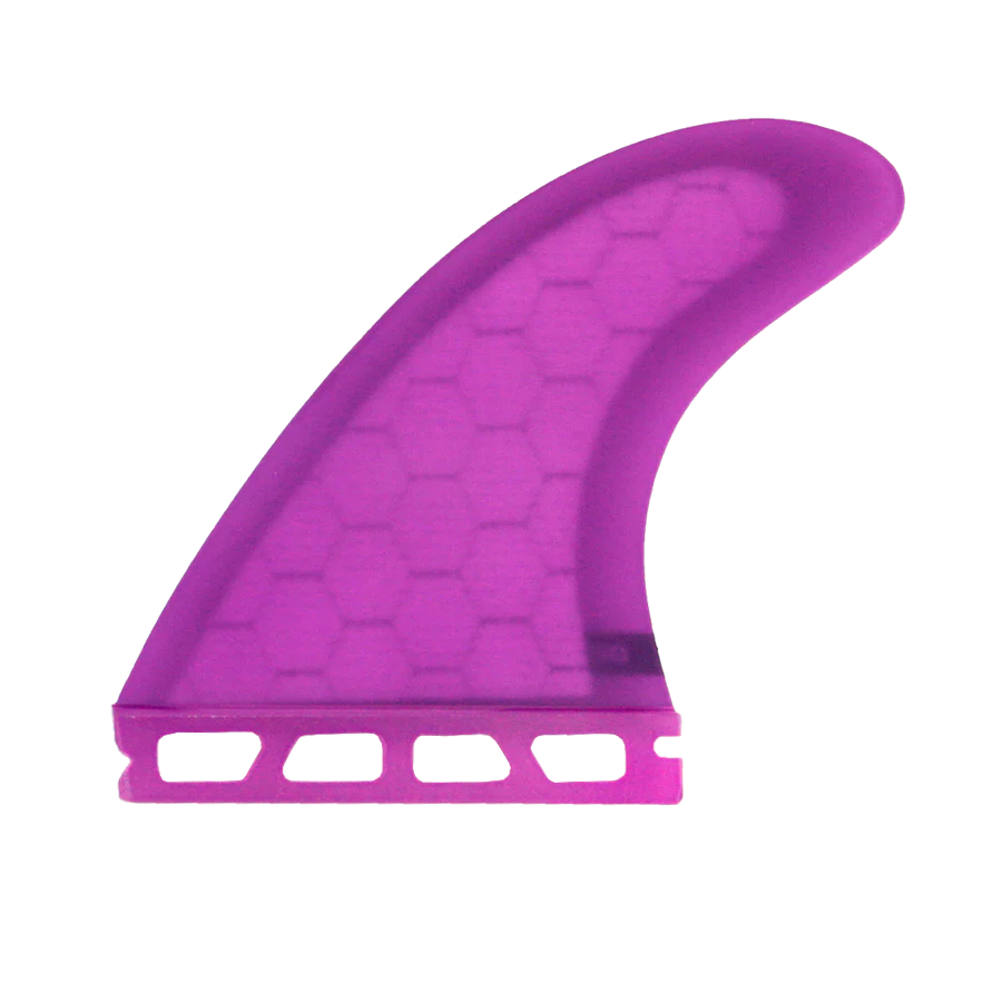 Juego de quillas de surf Deflow V2 Violet Thruster con sistema de fijación FUT Futures