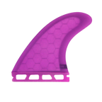 Juego de quillas de surf Deflow V2 Violet Thruster con sistema de fijación FUT Futures
