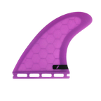 Juego de quillas de surf Deflow V2 Violet Thruster con sistema de fijación FUT Futures
