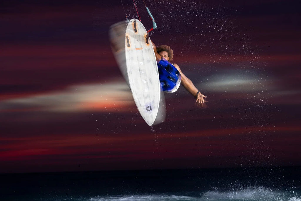 Cometa de kitesurf para olas Duotone Neo SLS 2027 en color Purple / Off-Green