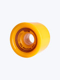 Juego de 4 ruedas oficiales de surfskate YOW URA Mustard de 66 milímetros y dureza 80A
