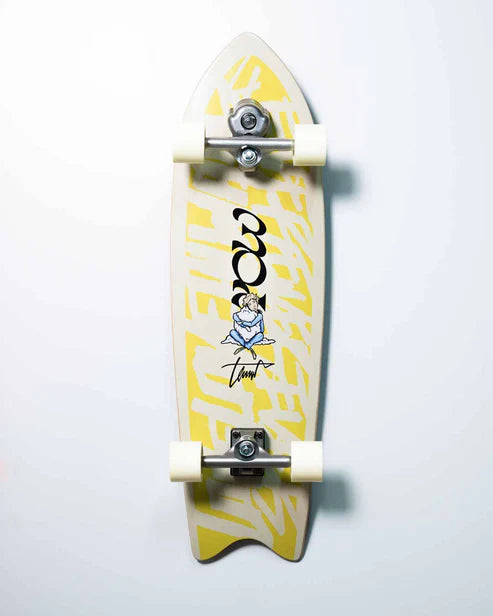 Surfskate YOW Longfish Lenart 35.5 pulgadas Signature Series completo - Diseño de Orlin Lenart