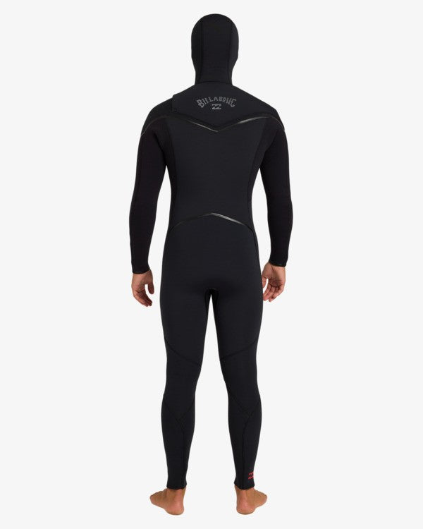 Traje de neopreno de surf para frío extremo con capucha Billabong Absolute Ultra Hooded 5/4mm negro para hombre