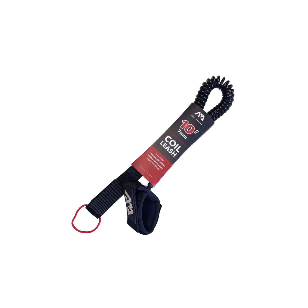 Invento en espiral para paddle surf Aqua Marina Coiled Safety Leash 10 pies 7mm