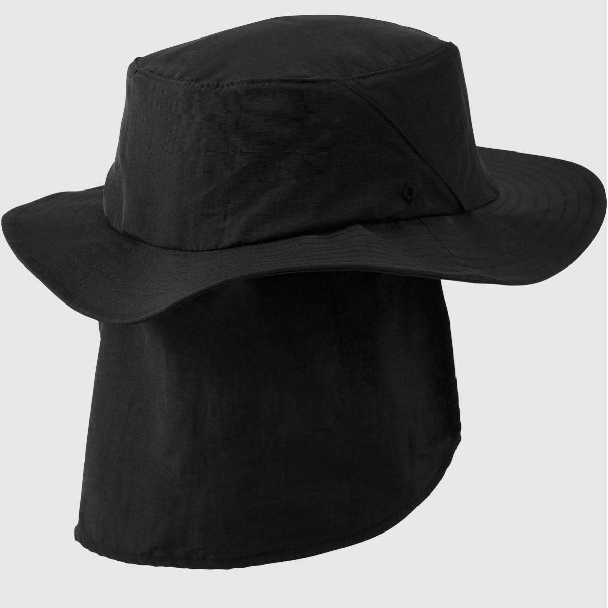 Sombrero de surf y agua Soöruz Bob Samy color negro con cinta de sujeción