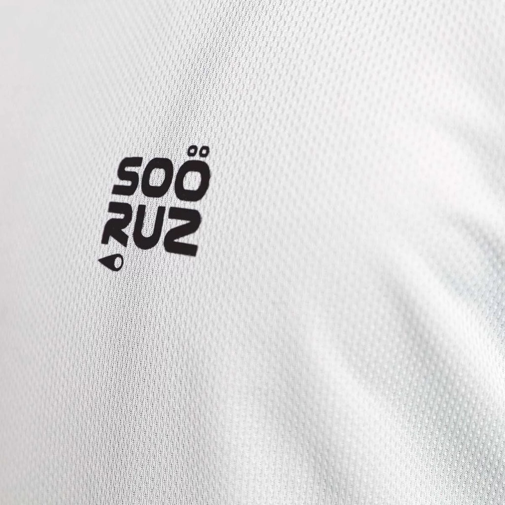 Camiseta de protección solar de manga larga con capucha para hombre Soöruz Mantas color azul