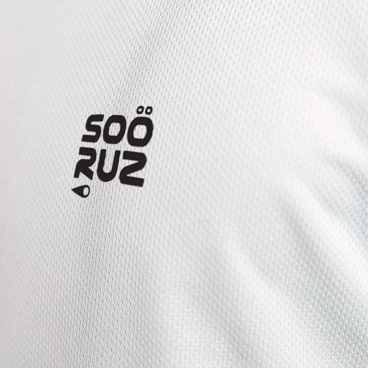 Camiseta de protección solar de manga larga con capucha para hombre Soöruz Mantas color azul