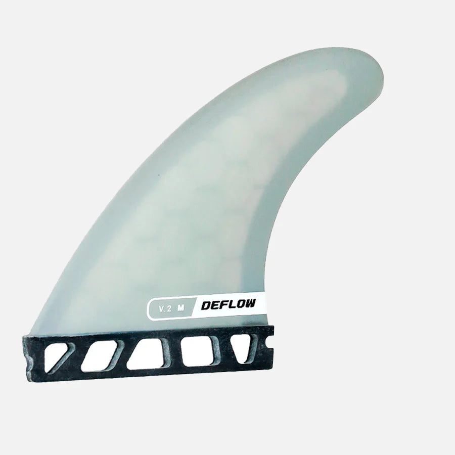 Juego de quillas de surf Deflow V2 Granite Thruster con sistema de fijación Full Tab