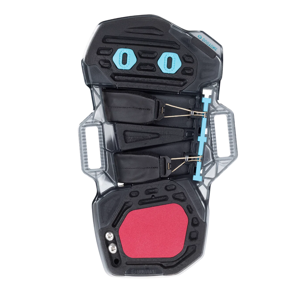 Juego de pads y straps envolventes Duotone Entity 360 2027 para tabla twintip