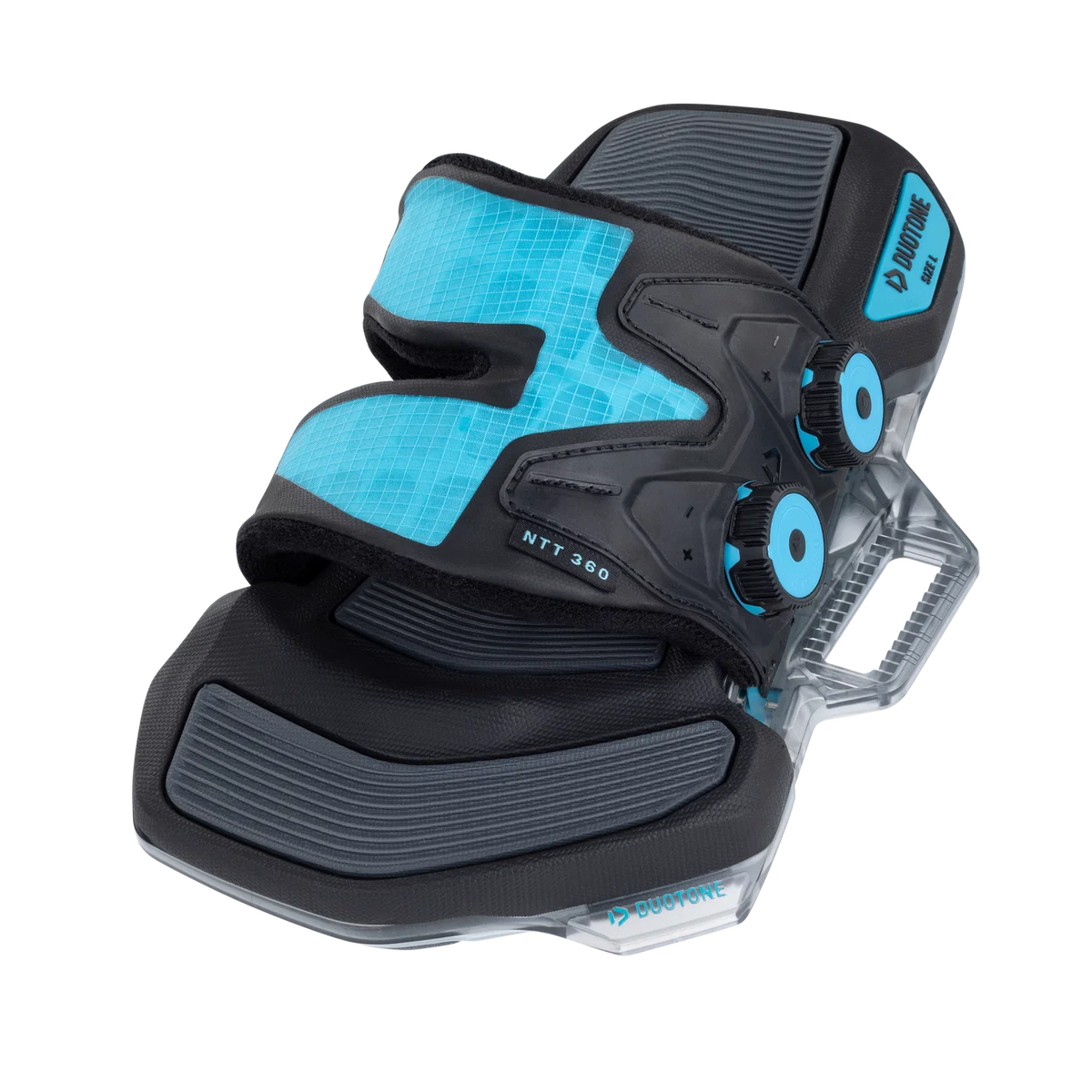 Juego de pads y straps envolventes Duotone Entity 360 2027 para tabla twintip