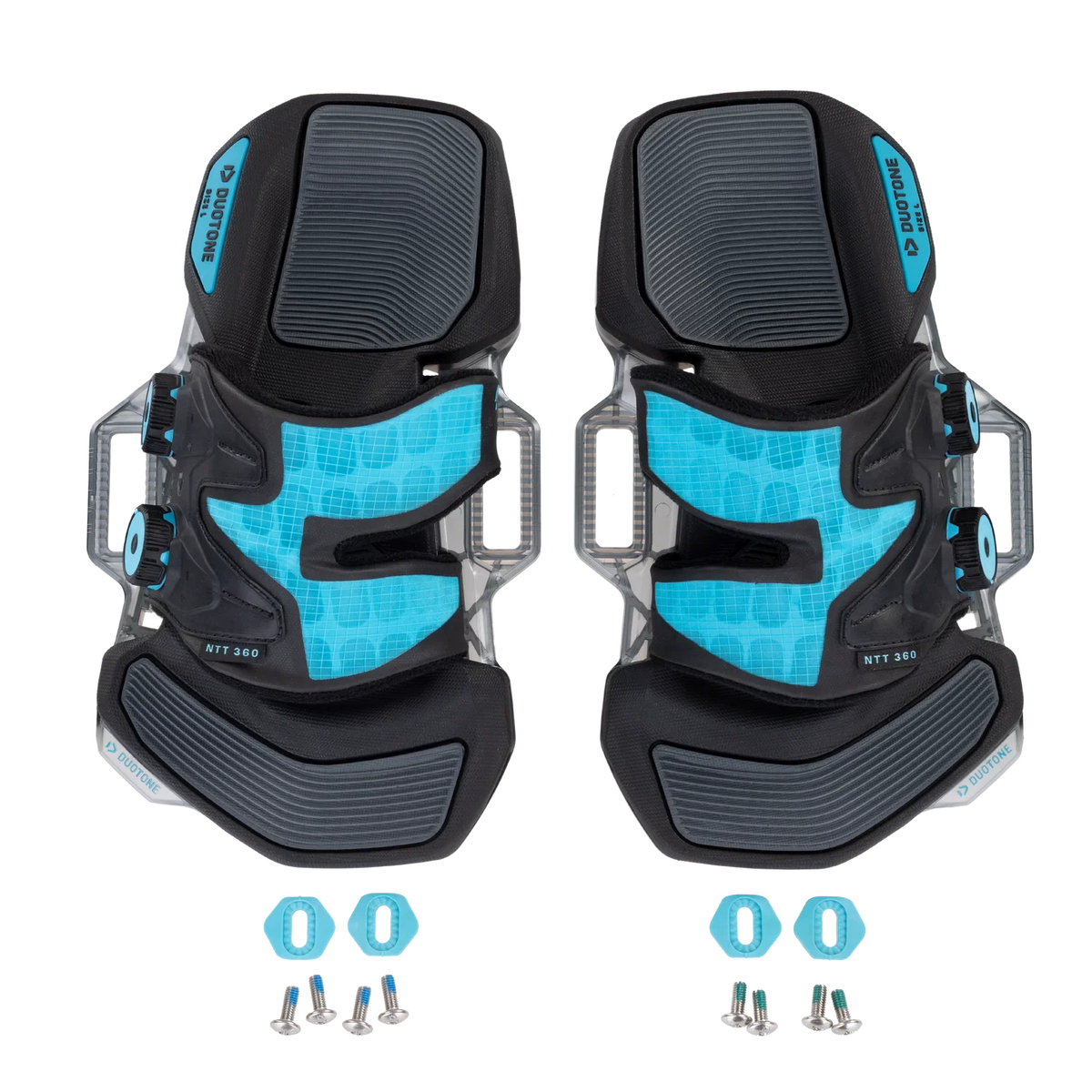 Juego de pads y straps envolventes Duotone Entity 360 2027 para tabla twintip