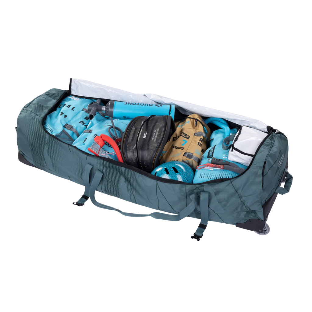 Bolsa de viaje para equipo de kitesurf Duotone Combibag 2026 en color verde pizarra Slate Green