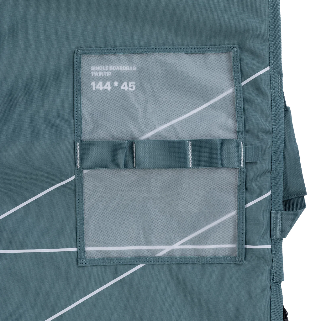 Funda protectora para tabla de kitesurf TwinTip Duotone Boardbag Single TwinTip 2026 en color verde pizarra Slate Green