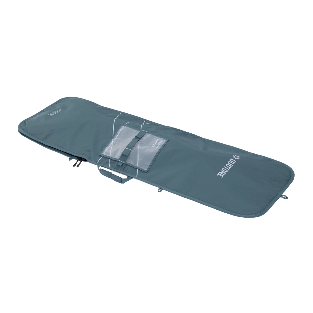 Funda protectora para tabla de kitesurf TwinTip Duotone Boardbag Single TwinTip 2026 en color verde pizarra Slate Green