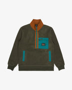 Forro polar con media cremallera para hombre Billabong Boundary Shore en color marrón