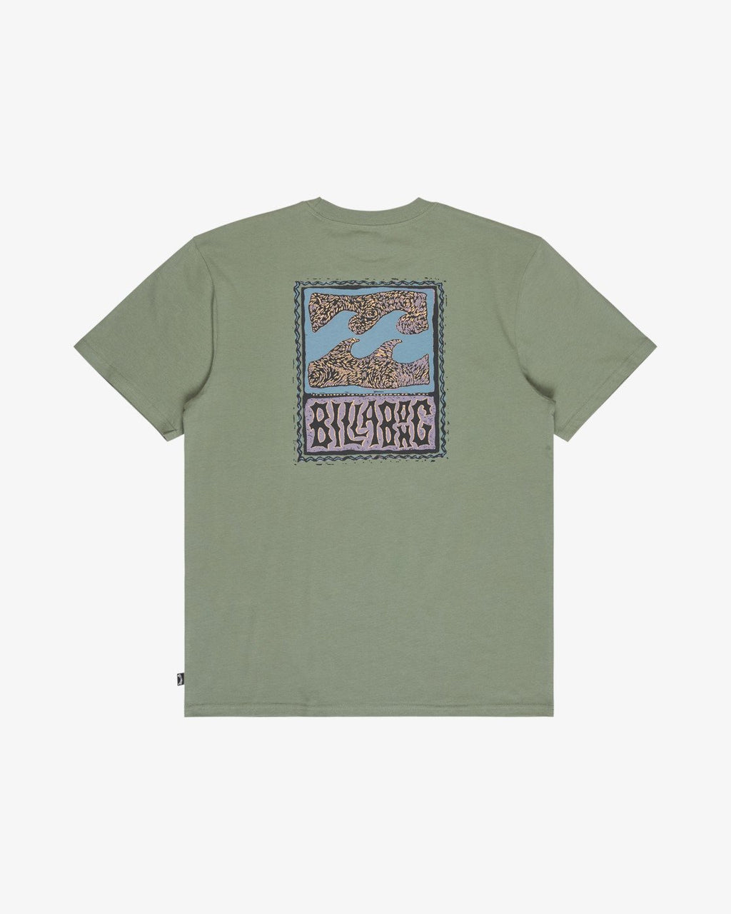 Camiseta de manga corta para hombre Billabong Stamp en color verde