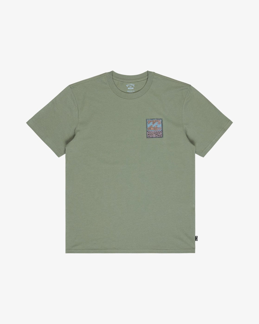 Camiseta de manga corta para hombre Billabong Stamp en color verde
