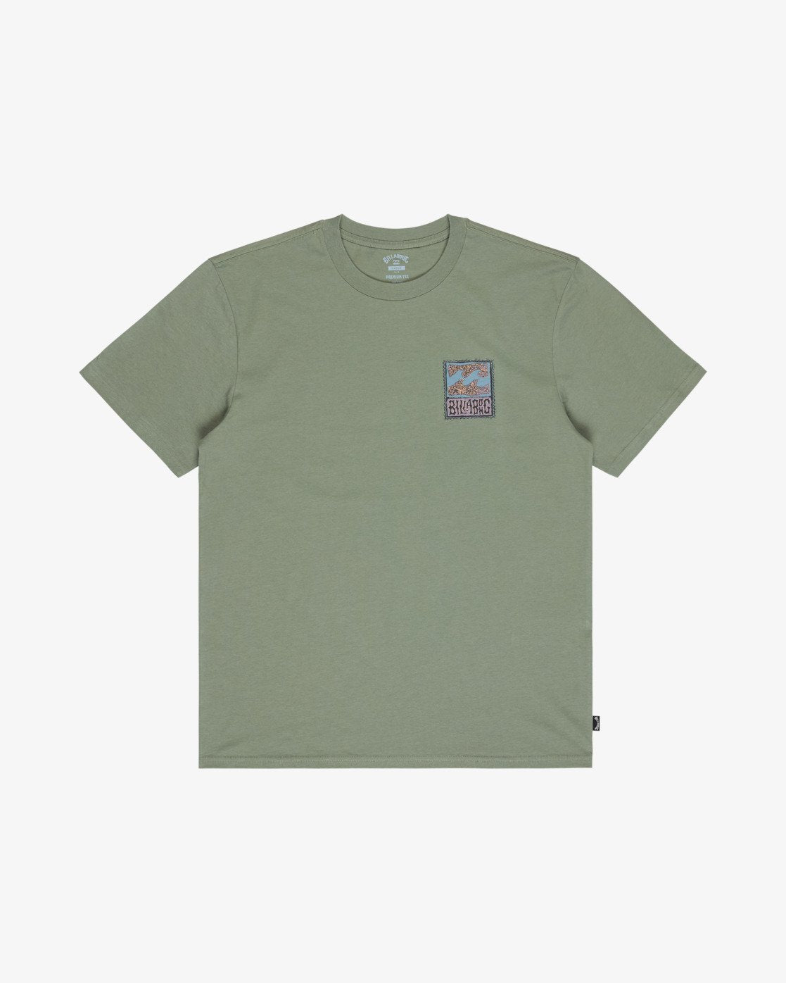 Camiseta de manga corta para hombre Billabong Stamp en color verde
