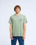 Camiseta de manga corta para hombre Billabong Stamp en color verde