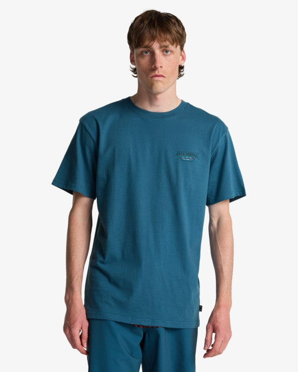 Camiseta de manga corta para hombre Billabong Since 73 Burleigh en color azul