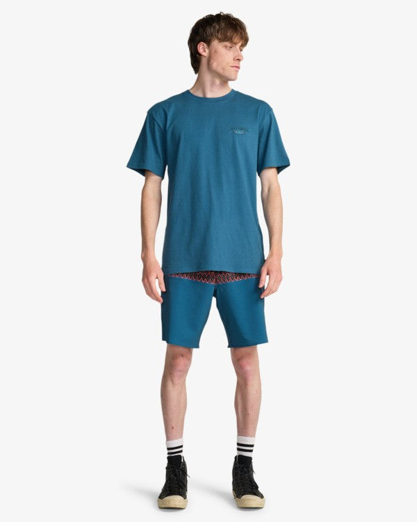 Camiseta de manga corta para hombre Billabong Since 73 Burleigh en color azul