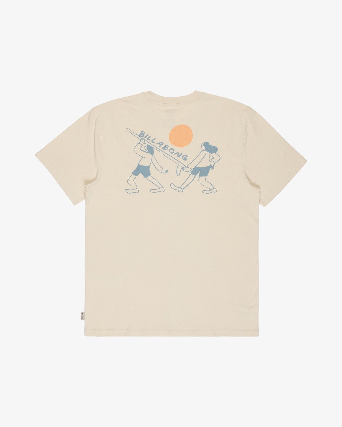 Camiseta de manga corta para hombre Billabong Ty Williams Carry On en color beige